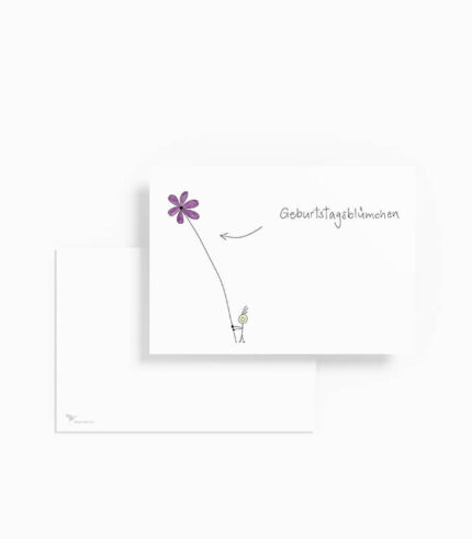 Karte Geburtstagsblümchen