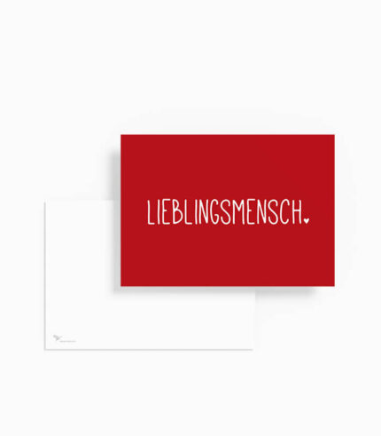 Karte Lieblingsmensch