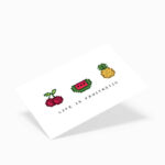 Karte life is fruitastic