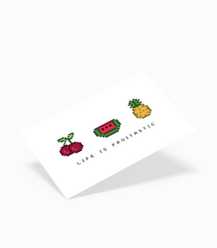 Karte life is fruitastic