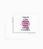 Karte your life is your message