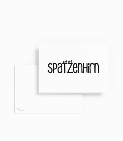 Karte Spatzenhirn