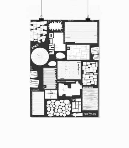 Poster Kalender Spatzenhirn