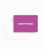 Karte papperlapapp.