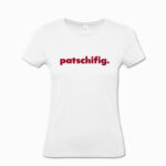 Frauen T-Shirt patschifig. weiss