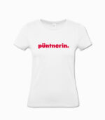 Frauen T-Shirt püntnerin. weiss