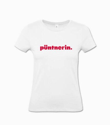 Frauen T-Shirt püntnerin. weiss