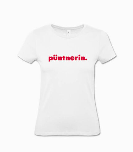 Frauen T-Shirt püntnerin. weiss