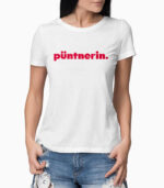 Frauen T-Shirt püntnerin. weiss