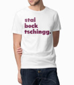 Männer T-Shirt staibocktschingg. weiss