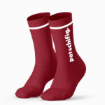Klassische Socken patschifig. links