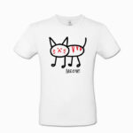 Männer T-Shirt meow! weiss