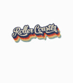 Männer T-Shirt Roller Coaster grau