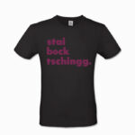 Männer T-Shirt staibocktschingg. schwarz