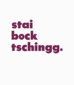 Männer T-Shirt staibocktschingg. schwarz