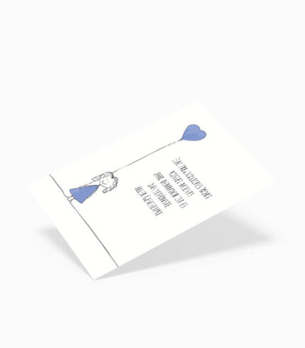 Karte Freundliches Wort