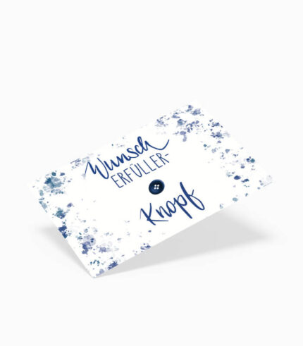 Karte Wunscherfüller-Knopf