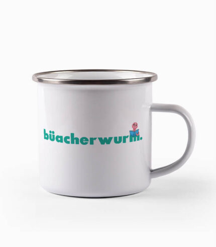 Tasse büacherwurm.
