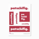 Stickerbogen patschifig.