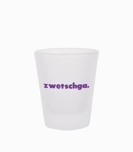 Schnapsglas zwetschga.