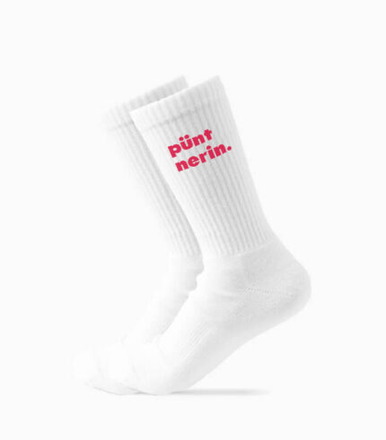 Tennissocken püntnerin. 2-zeilig