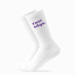 Tennissocken zwetschga. 2-zeilig